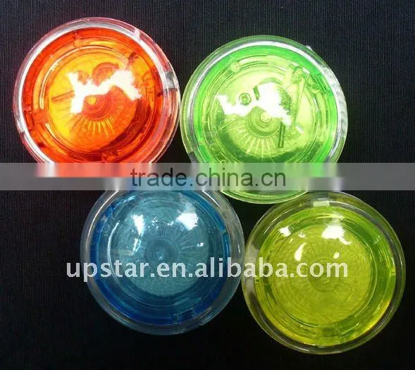 Led flashing yo yo with big logo area