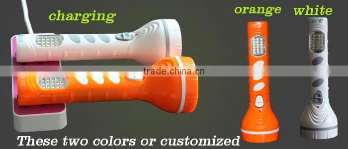 Chinese style high power rechargeable led flashlight