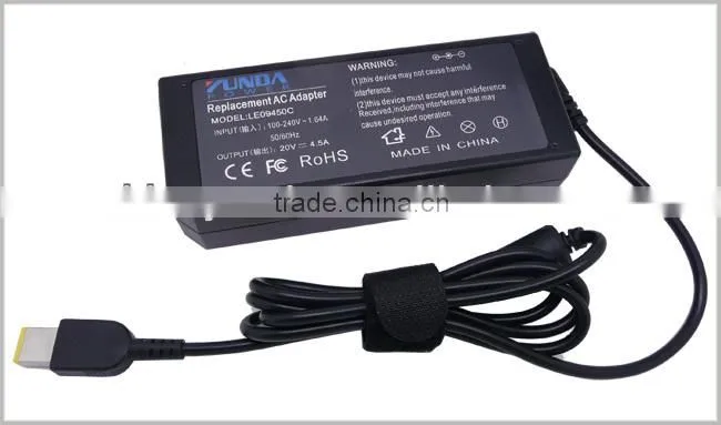 YUNDA Grade A notebook charger for LENOVO 2013 NEW 90W 20V 4.5A