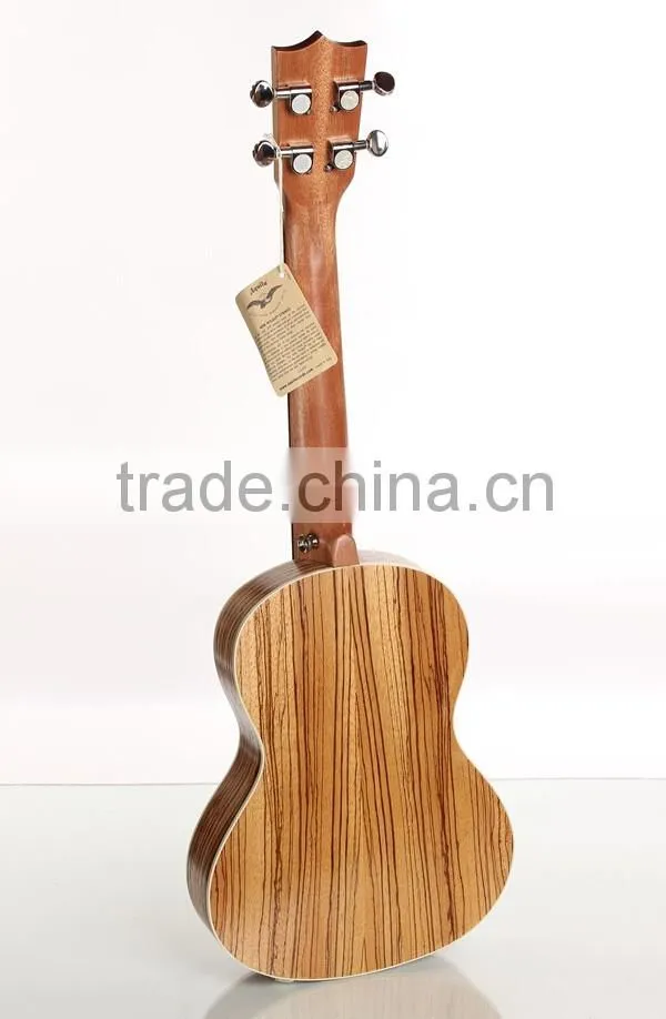Zebra wood tenor ukulele guitars for sale