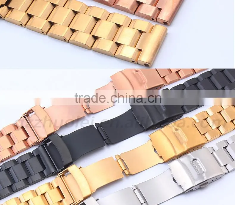 18|20|22|24mm high quality imported stainless steel watch bracelet for men's and women's Wholesale 3PCS