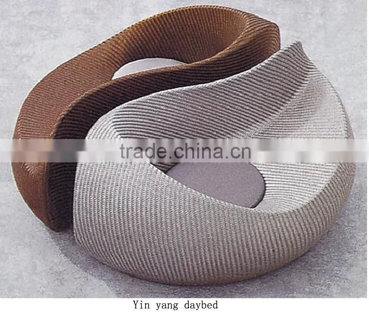 ourdoor rattan wicker leisure Yin yang daybed