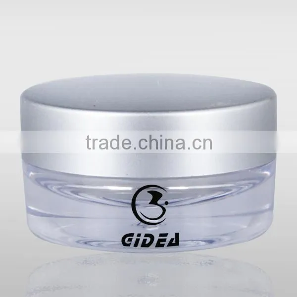 15ml 30ml 50ml Silver Plastic Cosmetic Jar
