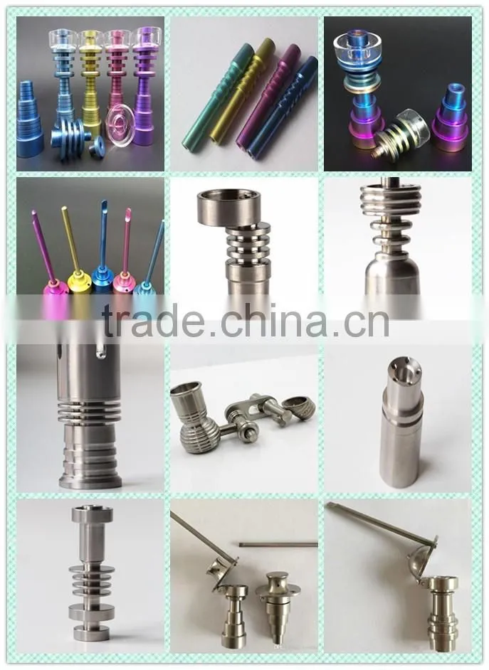 2016 New Style Quartz Nail With 14 18mm Titanium Nails