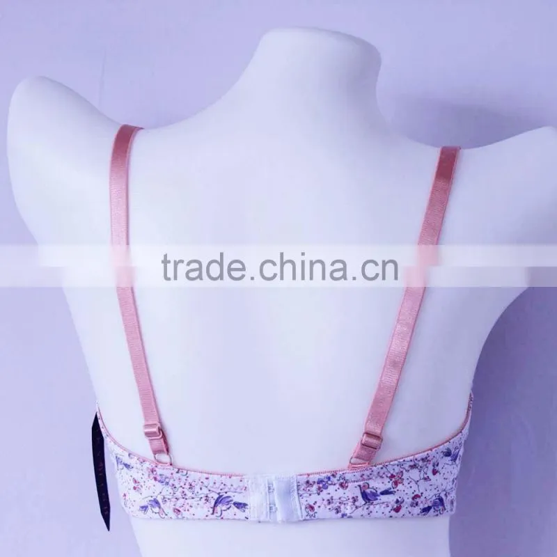 China bra factory mature lady printed bra sexy women bra underwear
