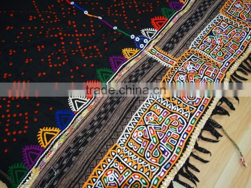 Antique Rabari Scarve Vintage Rabari Shawl Gypsy Kutch Rabari Blanket Throw Rabari Tapestry Wall Hanging