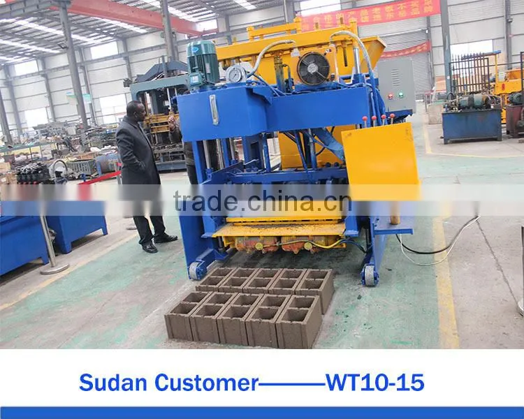 Trade Assurance wt10-15/wt12-15 machine blocks making machine China factory
