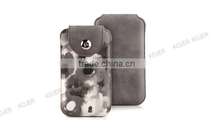 NEW leather mobile phone case for iPhone 6s/Samsung,PU pouch