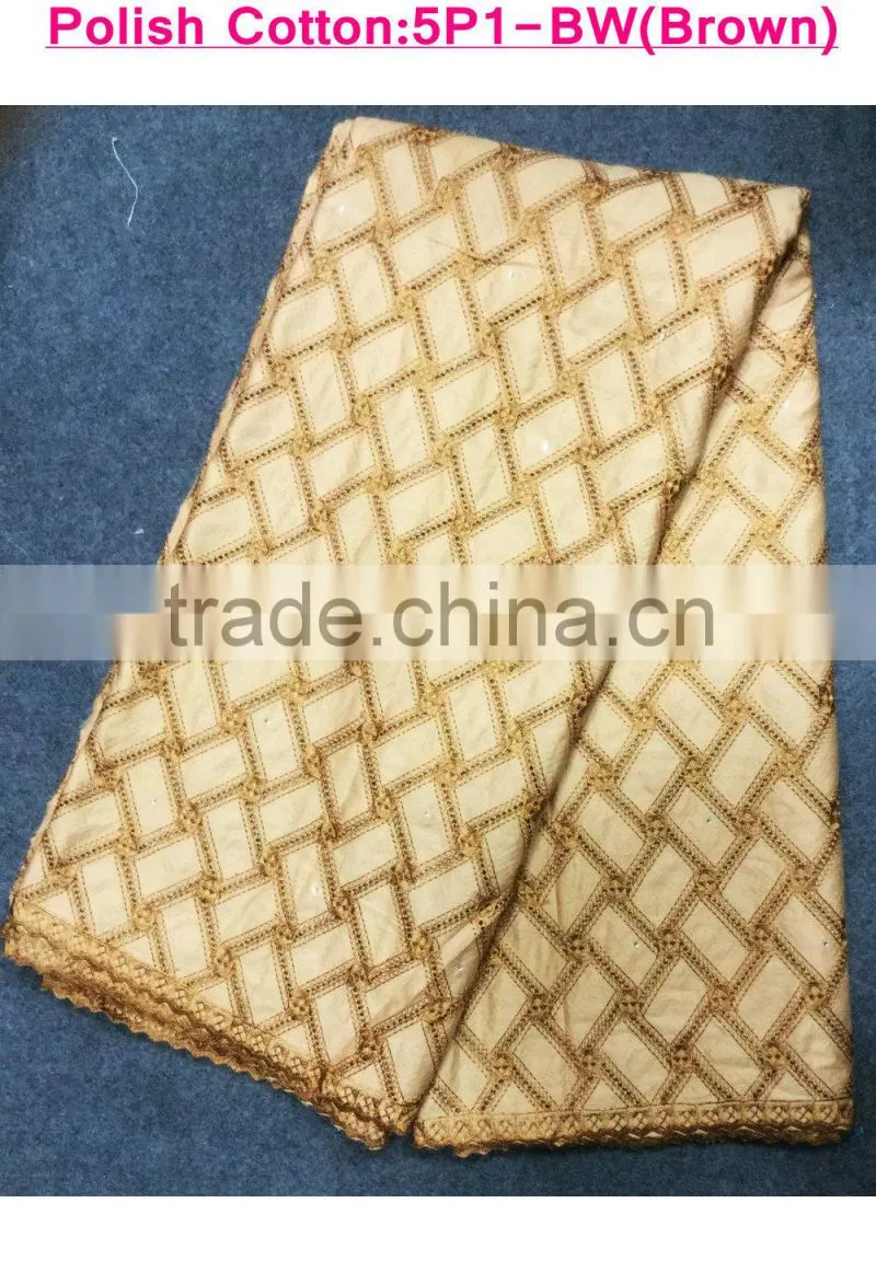 China factory price lace textile fabric Cotton Polish lace for party dressing