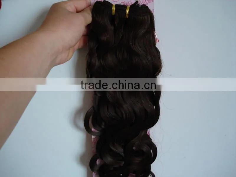 TOP remy loose curl wave human hair weaving