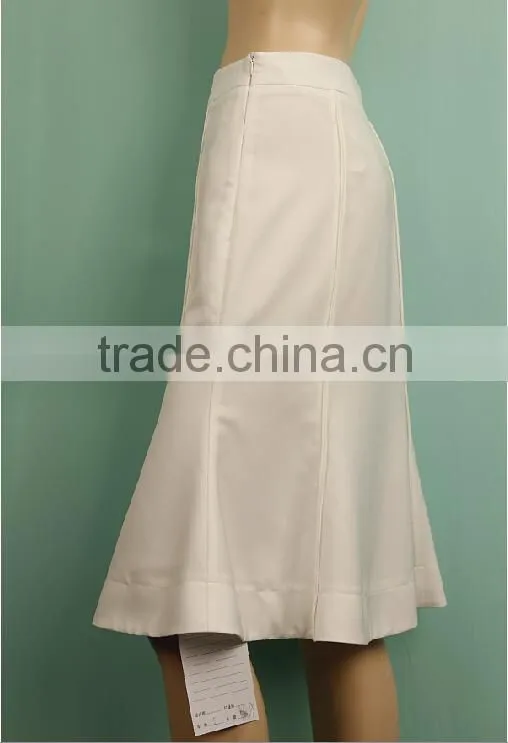 Latest model Dipped hem midi A-line full skirt WS150932769