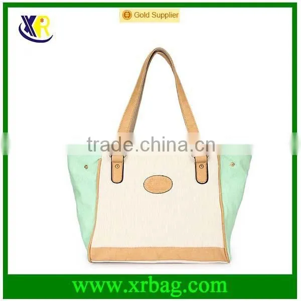 China bag factory women oem production canvas tote bag