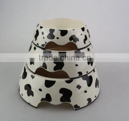High quality spot printing convenient melamine pet water feeder