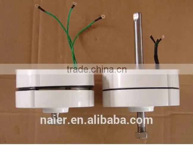 low RPM 100w 12/24v AC output generator with CE made in china