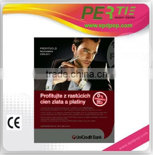 digital signage system pop display rack epd screen epop e paper display circular display promotional cards