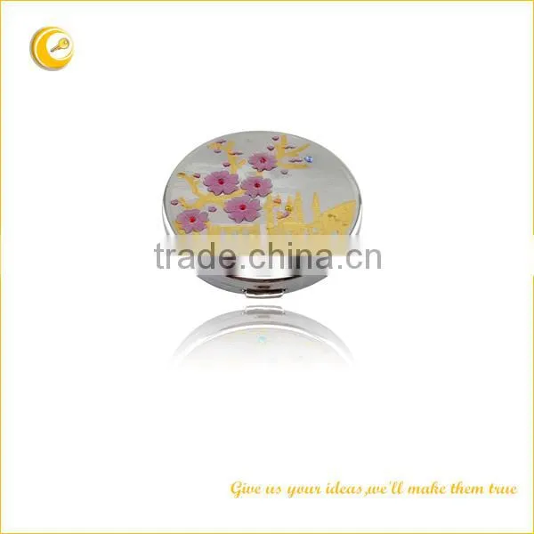 magnification mirror decorative handbag compact mirror