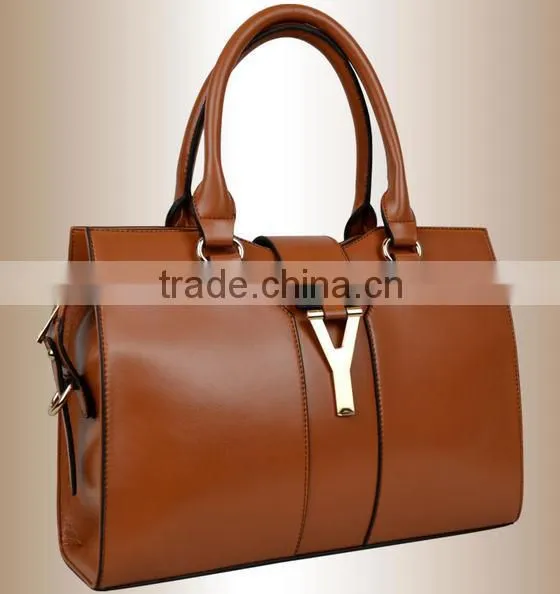 New designed style women brand tote handbag lady hand bag high quality PU bag fashion handbag made in china manufacture