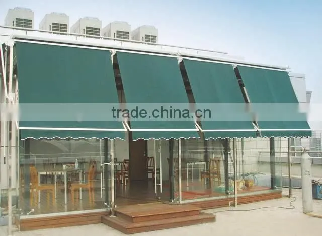 2014 new type electrical retractable awning folding awning canopy for residential