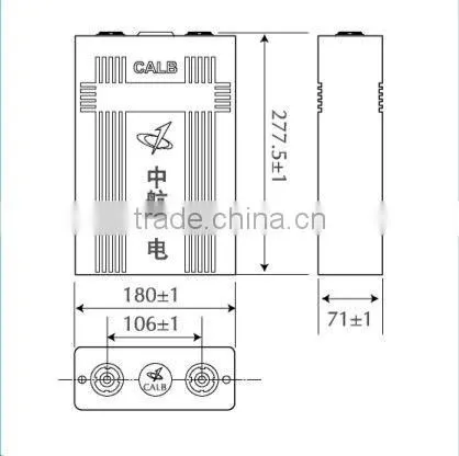 CA180FI battery cell for energy storage system and telecom