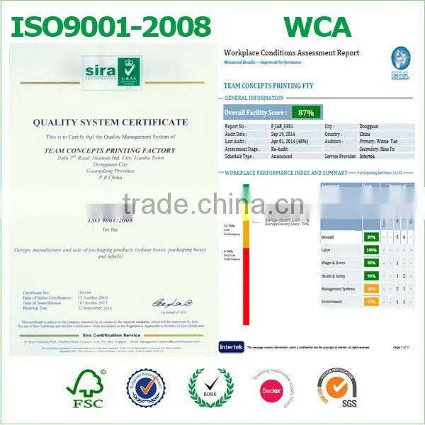Professional printer in china catalogue book