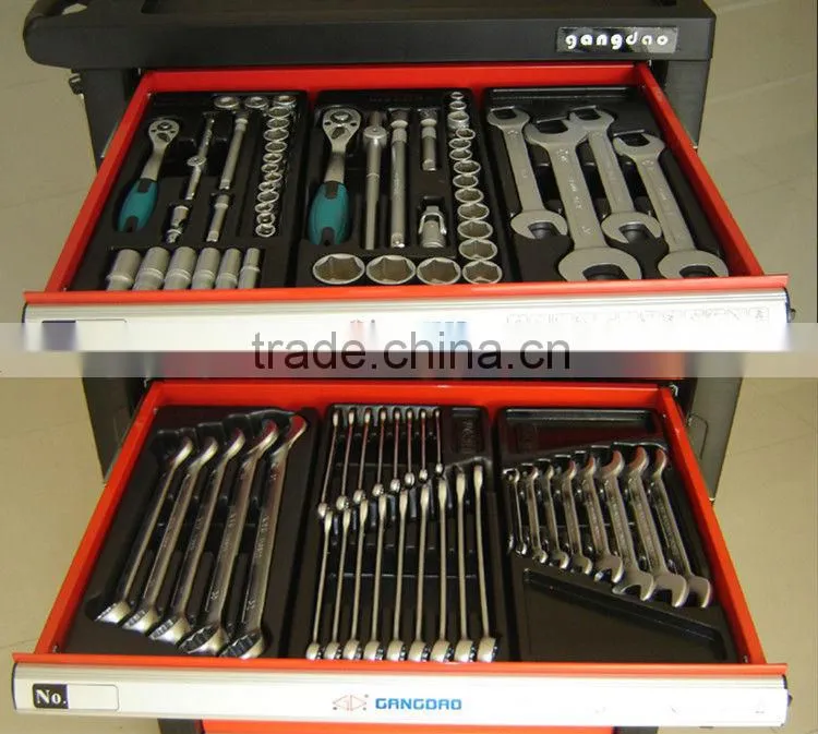 tool cabinet with hand tool set