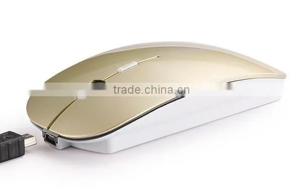 unique wireless mouse with built in lithium battery - rechargeable