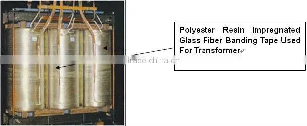Insulating Fiberglass Banding tape used for transfromer