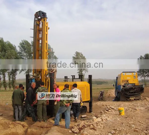 DFQ-400 Powerful Crawler Mounted DTH Blast Drilling Rig