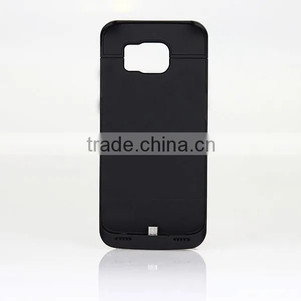 Rechargeable 4200mAh portable backup power bank battery charger case for smartphone s6