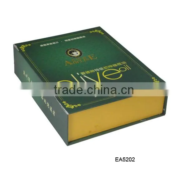 2 bottle cardboard olive oil box