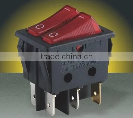 SC797 double pole double throw rocker switch for coffee machine and coffee maker