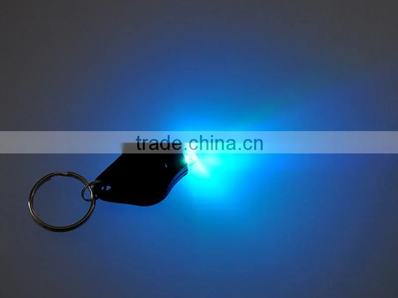 Blue Light LED Keychain Cheap Custom LED Key Chain Manufacturer