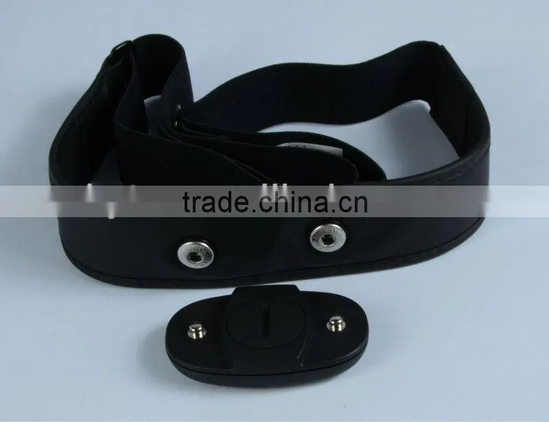 KYTO bluetooth heart rate chest belt/ Textile strap with bluetooth heart rate transmitter clip