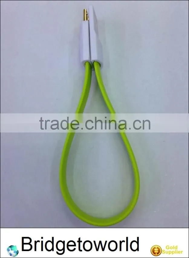 Flat cable magnetic usb cable micro usb cable for Samsung S3 S4 Note 2