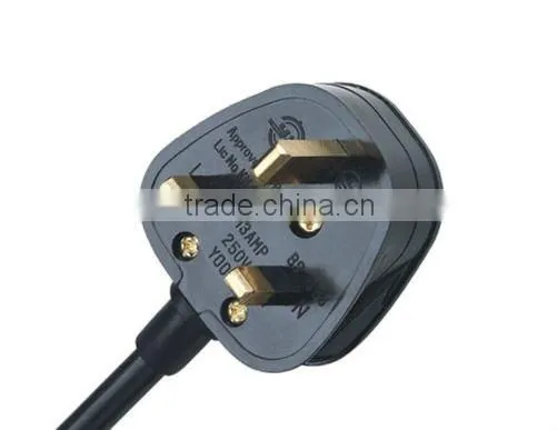 Y006A/QT2 3-pole power cord UK power cord British USI power cord