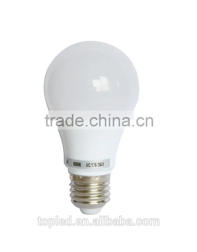 Hot Sale Energy Saving White Color E27 LED Bulb 7W
