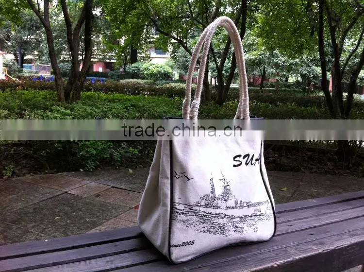 High quality cotton korean tote bag