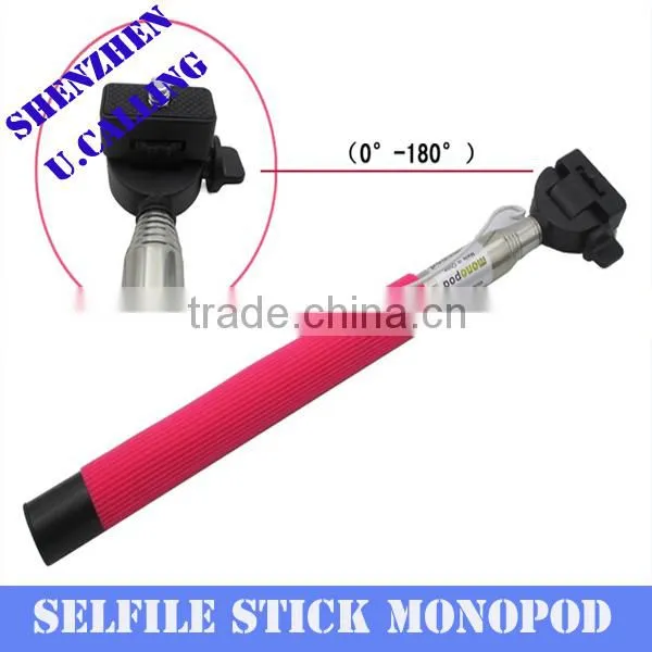 Z07-5 Plus High Quality Mobile Phone Selfile Monopod With Cable(No need bluetooth)