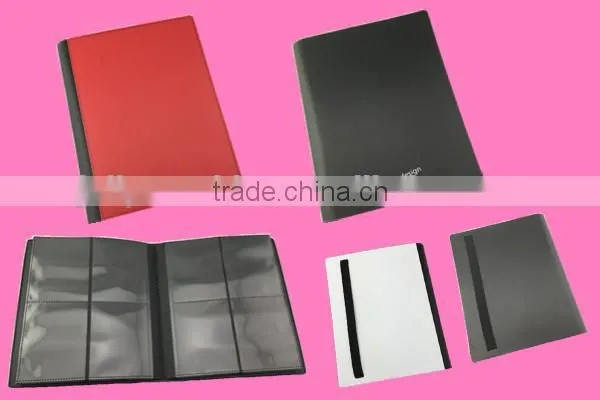 OEM customized Card album binder with 4 pocket PP porfolios Dongguan factory