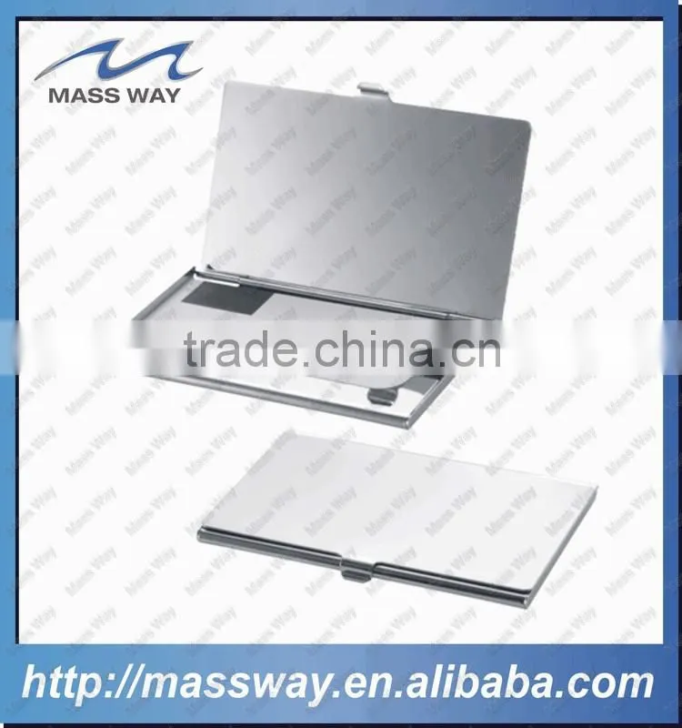 fashion epoxy doming ID metal aluminum business name card case