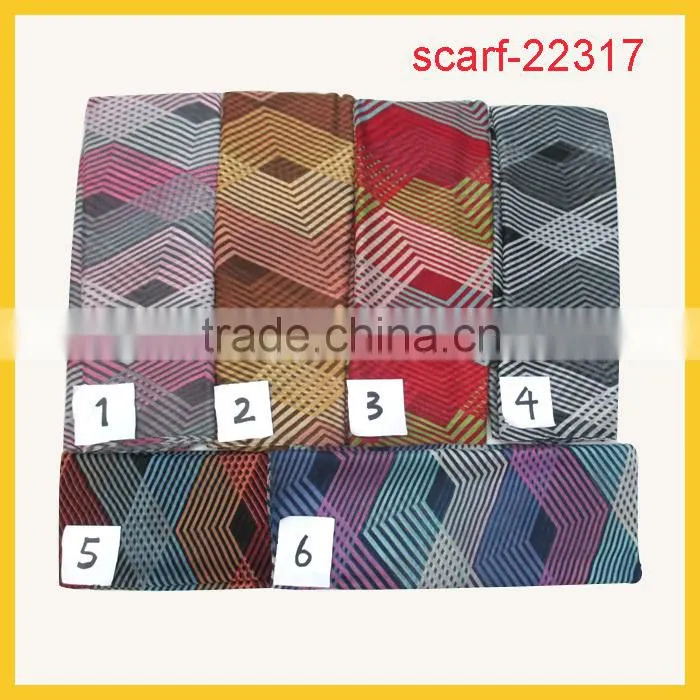 new pattern custom geometric printing scarves