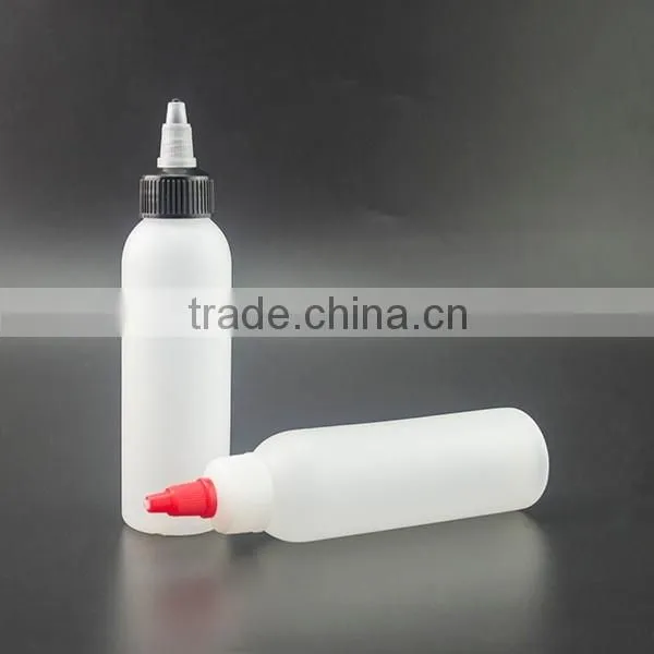 30ml 60ml 100ml 120ml PET plastic bottle glue bottles twist top cap for cosmetic packing