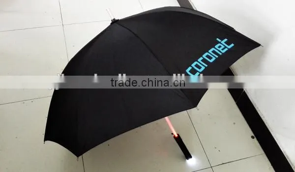 Clear Umbrella with Led Light Glow in Rain, Transparent Lightsabre Umbrellas