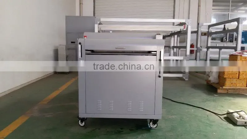Chinese most postpress euipment manufacturer coating machine with IR bulb or UV bulb