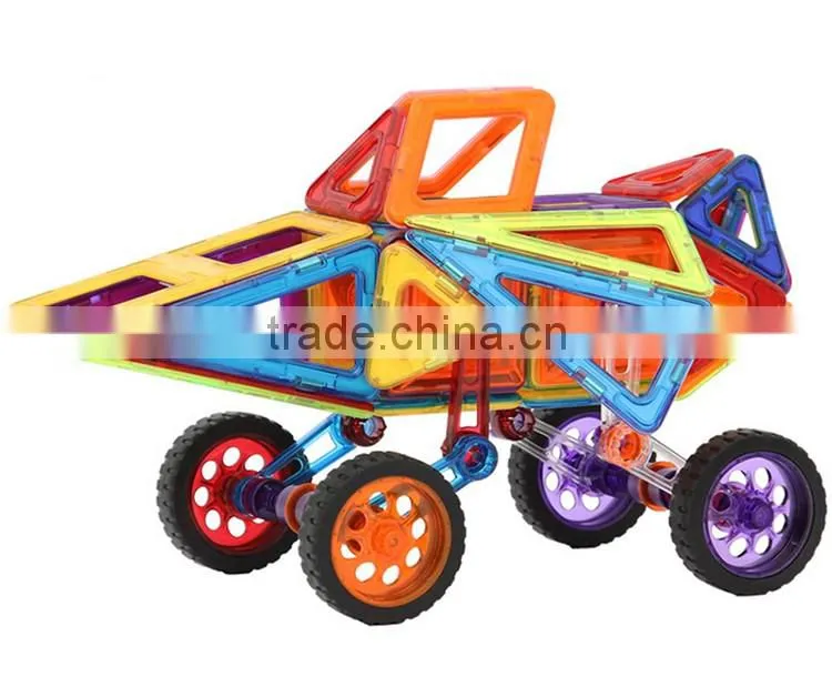 Intelligent connecting building block plastic kids magnetic blocks