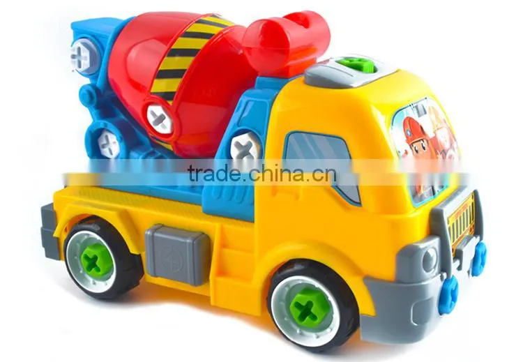 Intellect diy toy truck kids assembling toys