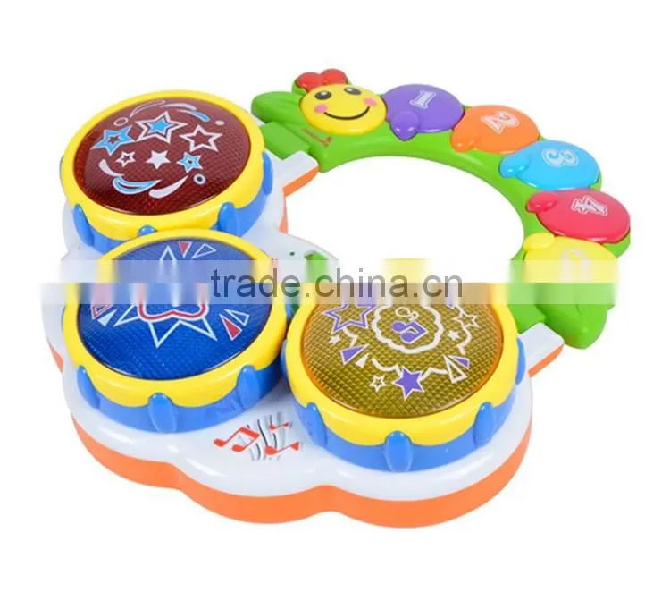 Musical learning toys electric baby drum set for sale