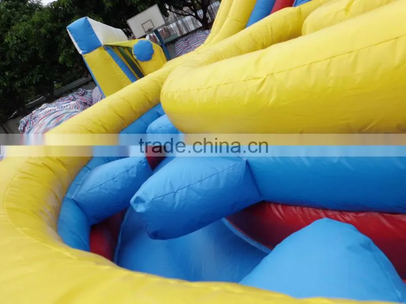 2016 NEW PVC customized giant adult inflatable obstacle course for sale