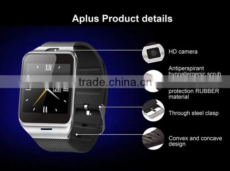 Gv18 andriod watch CPU 533MHZ bluetooth Water proof smart watch