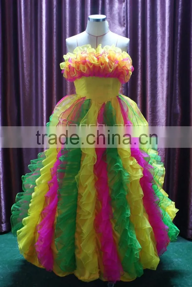 LED Light Dance Dress, Remote Control American Dancing Dresses